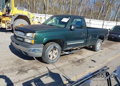 2004 Chevrolet Silverado 1500 Z71 из США, поврежденный, VIN 1GCEK14T74E242352